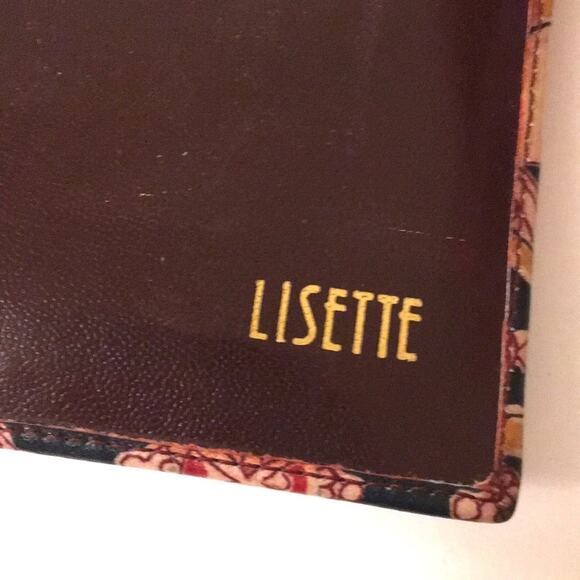 LISETTE leather wallet women Paisley coin pouch - Picture 4 of 11